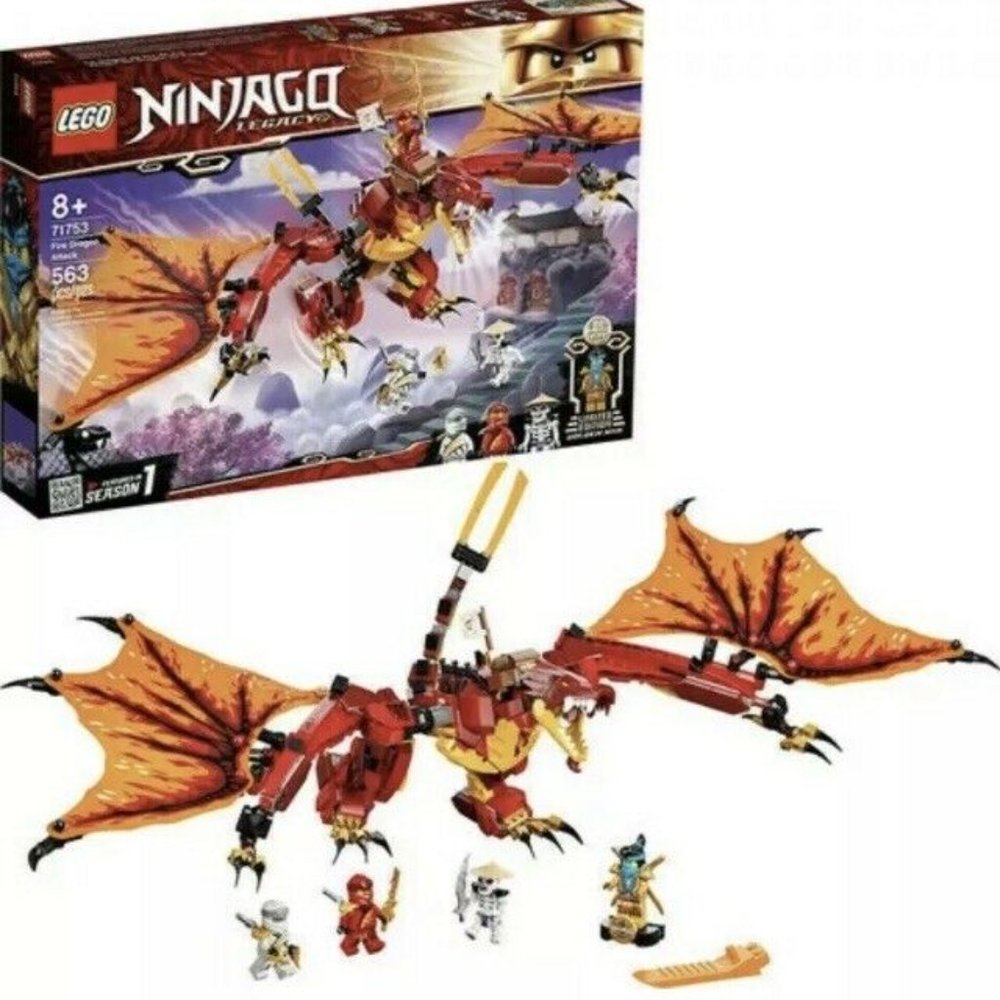 LEGO 71753 Ninjago Legacy Fire Dragon Attack 563pc - Picture 9 of 9